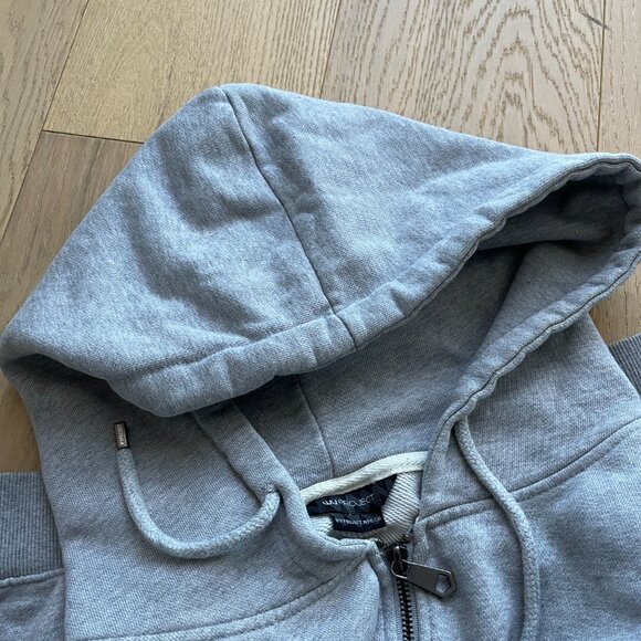 WV Project Grey Unisex Zip Up Hoodie - Picture 3 of 5